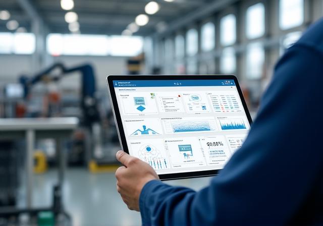 Dashboard IA applicata alla produzione industriale